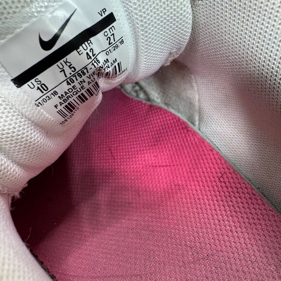 Nike Reax Run 5 Womens Size 10 Beige White Gray & Pink Running Shoes - Picture 5 of 8